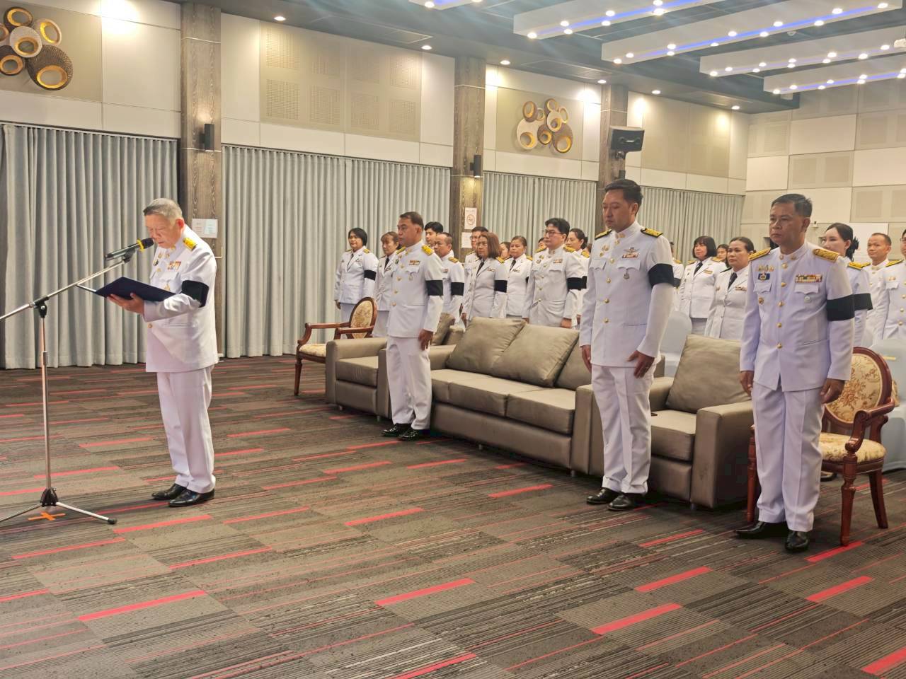  สพอ.แหลมงอบ ร่วมโครงการสร้างการรับรู้ภูมิปัญญาผ้าไทยและผ้าลายพระราชทาน 